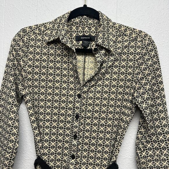 Express Career Workwear Business Feminine Old Money Refined Womens Dress Size 4 - Picture 4 of 13